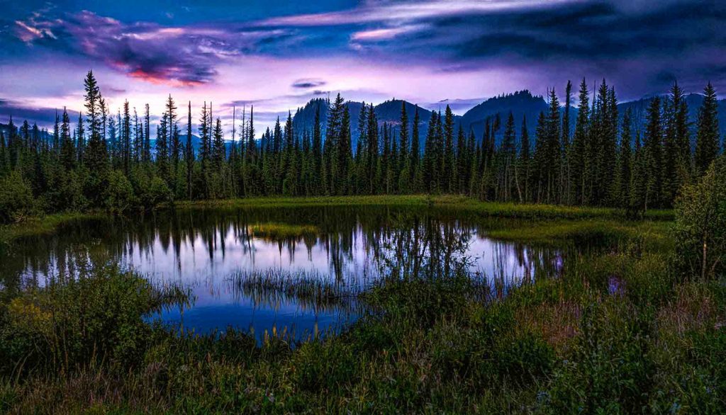 Sunset Lake - Howard Hunt