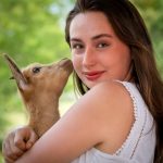 A Girl And Her Goat - Barbara Tricarico
