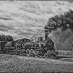 Greymouth Steam Train - Barbara Tricarico - 1st Prize - B W Print Large