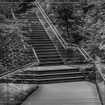 Stairway Through Heaven - George Peterson - Mention - B W Print Large