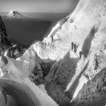 Mount Rainier Climb - Neal Thompson - B & W Print Small - 3rd Prize